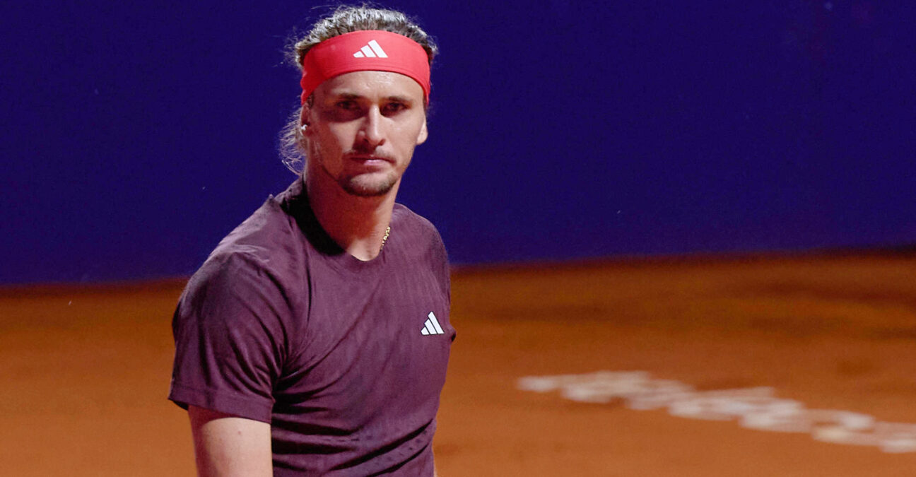 Alexander Zverev of Germany looks towards his box during the quarter finals match against Francisco Cerundolo at IEB Argentina Open 2025 at Buenos Aires Lawn Tennis Club February 14, 2025 in Buenos Aires, Argentina. Photo by Camilla Stolen, Imago Buenos Aires Argentina L1120683