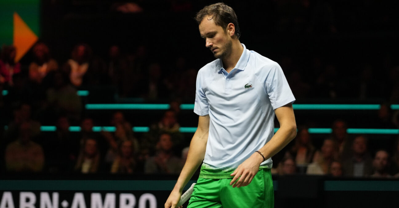 Daniil Medvedev during the ABN AMRO Open 2025, ATP 500 Tennis 16 eme Finale event on 5 FEBRUARY 2025 in Rotterdam, Netherlands - Photo Laurent Lairys / PsnewZ