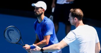 Novak Djokovic and Andy Murray, Australian Open, 2025