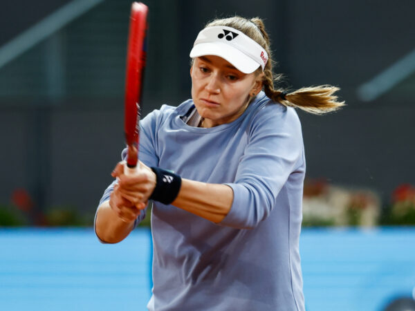 May 2, 2024, Madrid, Madrid, SPAIN: Elena Rybakina of Kazakhstan in action against Aryna Sabalenka of Belarus during the Masters 1000 and WTA 1000, tournament celebrated at Caja Magica on May 02, 2024 in Madrid, Spain. (Credit Image: © Irina R. Hipolito/AFP7 via ZUMA Press Wire)