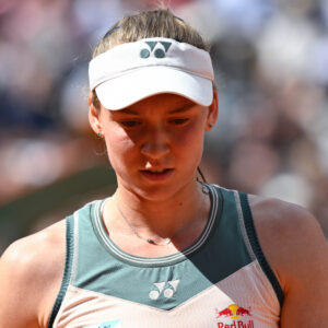 Elena RYBAKINA (KAZ) looks dejected during the 2024 French Open at Roland Garros on June 5, 2024 in Paris, France. ( Photo by federico pestellini ) -