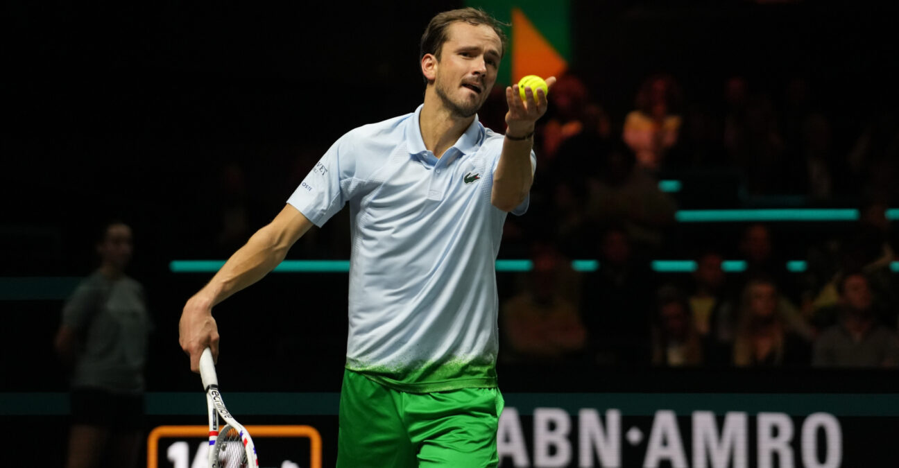 Daniil Medvedev during the ABN AMRO Open 2025, ATP 500 Tennis 16 eme Finale event on 5 FEBRUARY 2025 in Rotterdam, Netherlands - Photo Laurent Lairys / PsnewZ