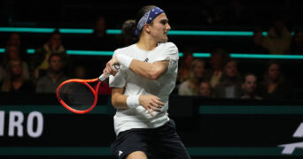 Mattia Bellucci of Italie during the ABN AMRO Open 2025, ATP 500 Tennis 16 eme Finale event on 5 FEBRUARY 2025 in Rotterdam, Netherlands - Photo Laurent Lairys / PsnewZ