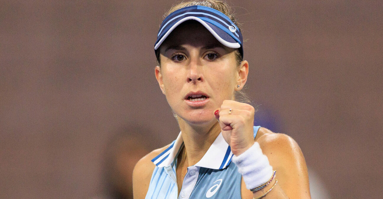 September 1, 2023, Flushing Meadows, New York, USA: Belinda Bencic during Day 5 of the 2023 US Open held at the USTA Billie Jean King National Tennis Center on Friday September 1, 2023 in the Flushing neighborhood of the Queens borough of New York City. Belinda Bencic defeats Lin Zhu on Day 5 of the 2023 U.S. Open Tennis.