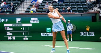 Victoria Azarenka Indian Wells 2025 (Tristan Lapierre)