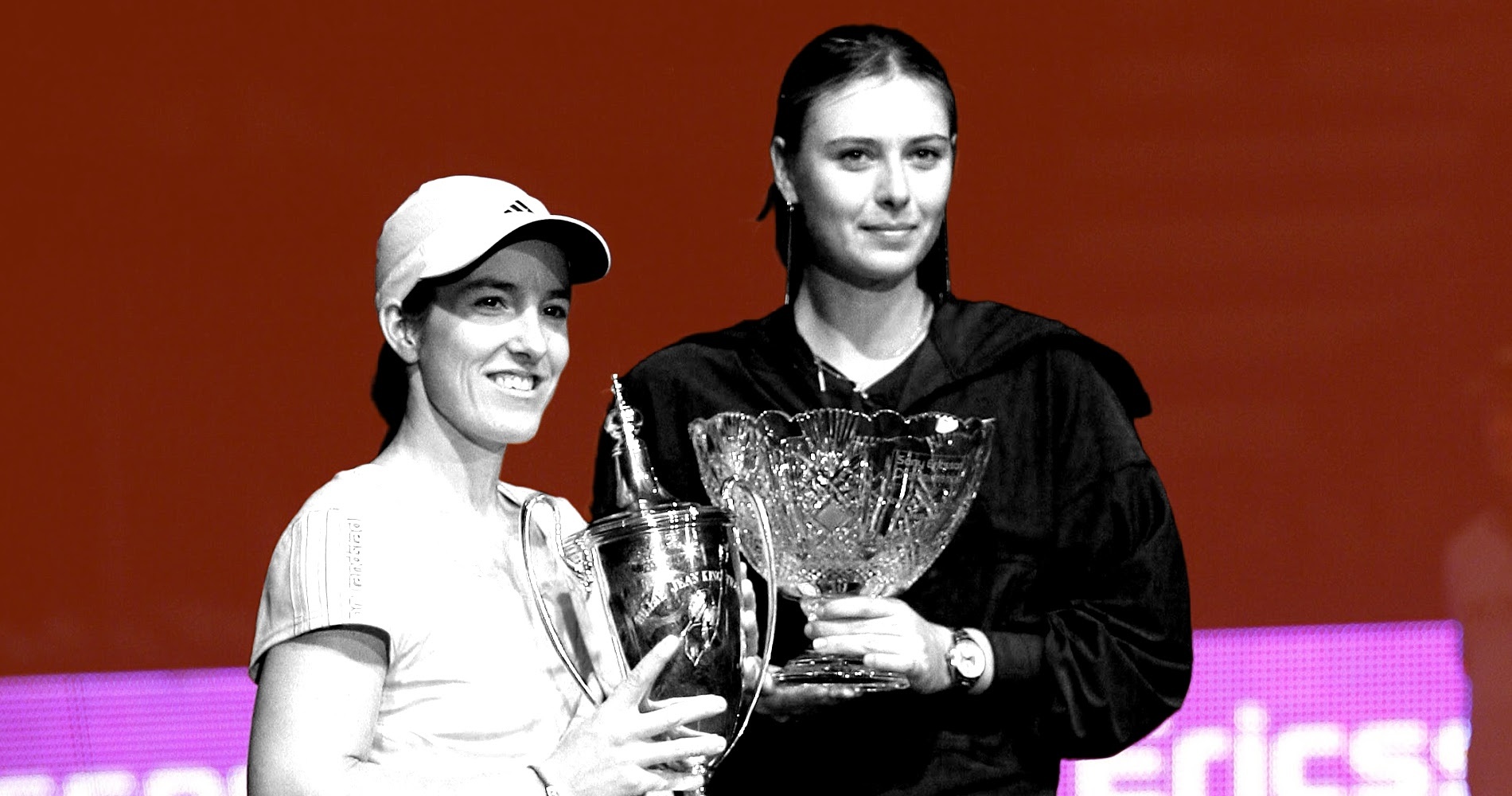 Justine Hénin et Maria Sharapova au Masters 2007