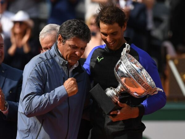 Toni and Rafael Nadal, 2017 Roland-Garros