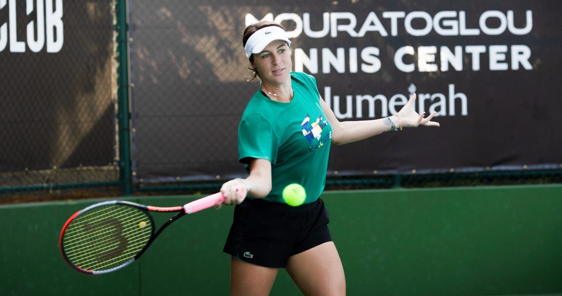 Anastasia Pavluychenkova, Mouratoglou tennis center, Dubaï, dec. 2020