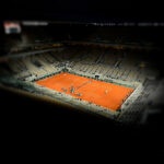 Roland-Garros, night session, court Philippe-Chatrier