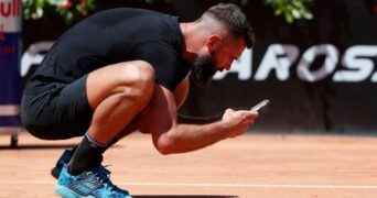 Benoît Paire at Rome in 2021