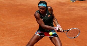 Coco Gauff at Rome in 2021