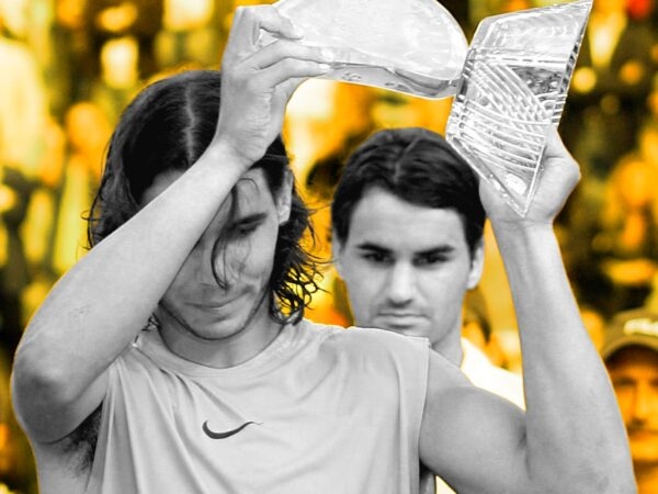 Rafael Nadal & Roger Federer after the Rome final in 2006 - On This Day