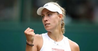 Angelique Kerber at Wimbledon in 2018