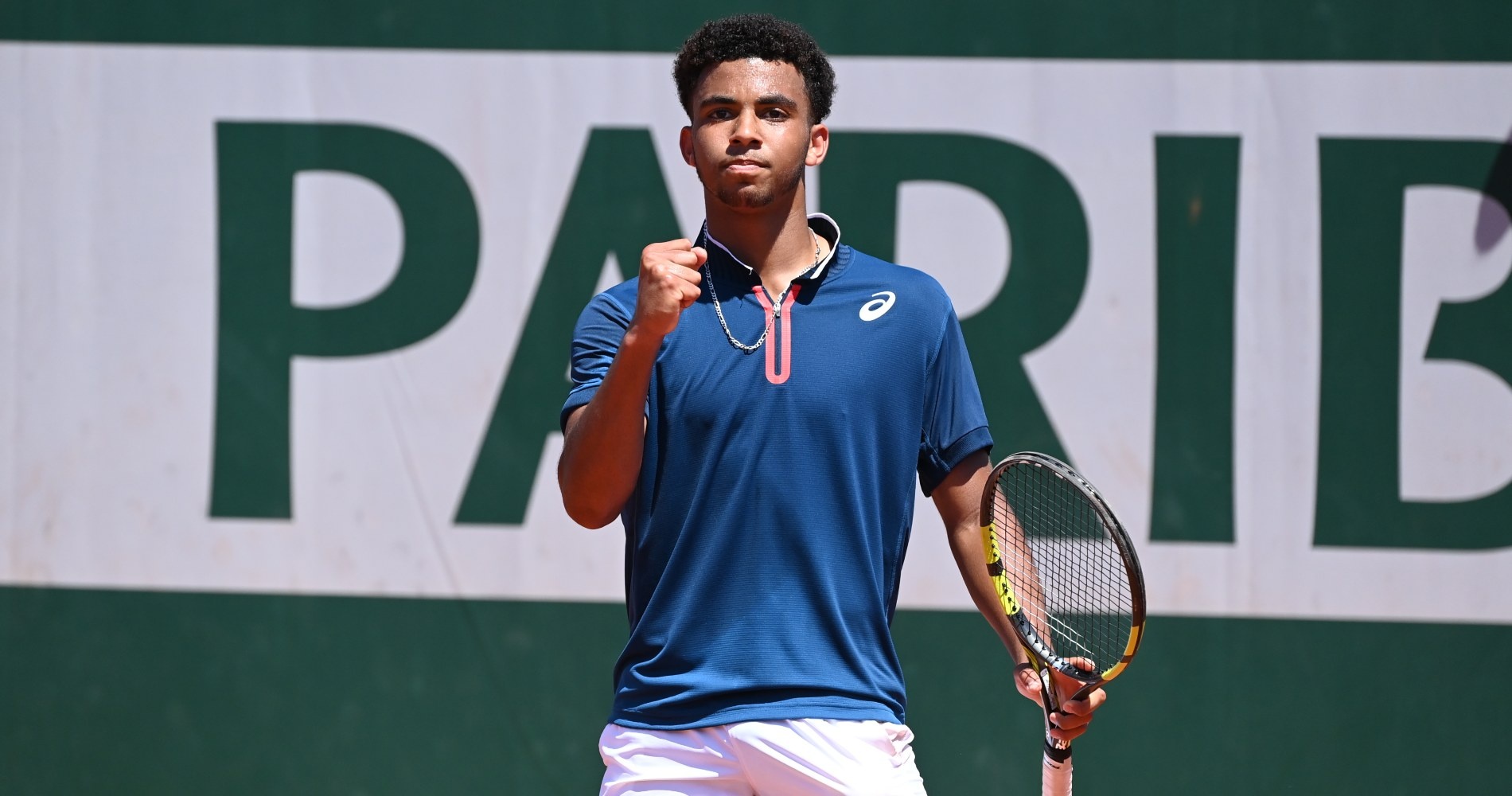 Arthur Fils at Roland-Garros in 2021