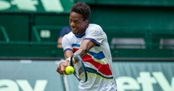 Gaël Monfils at Halle in 2021