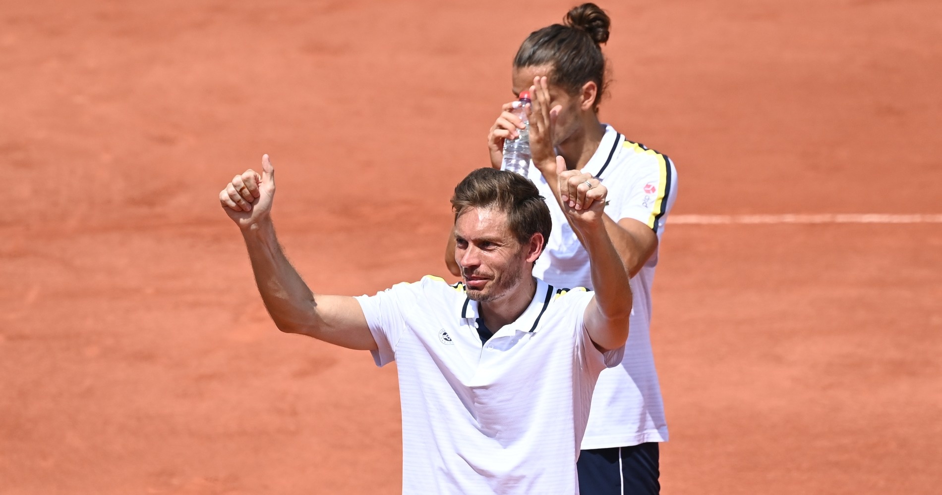 Nicolas Mahut & Pierre-Hugues Herbert at Roland-Garros in 2021