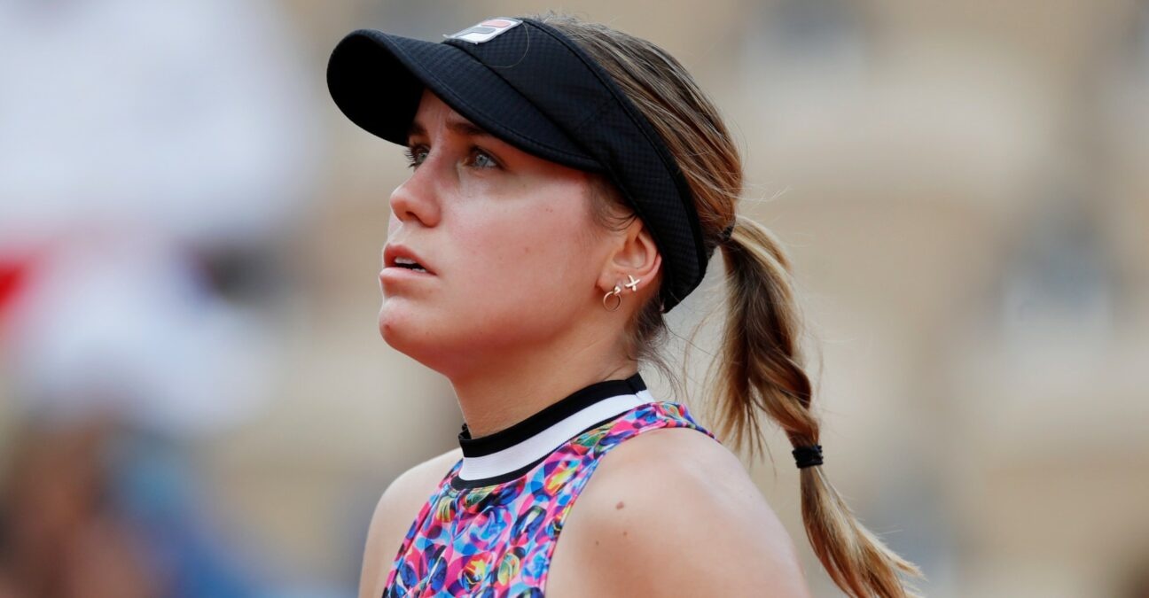 Sofia Kenin at Roland-Garros in 2021