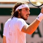 Stefanos Tsitsipas at Roland-Garros in 2021