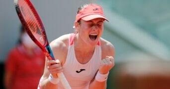 Tamara Zidansek at Roland-Garros in 2021