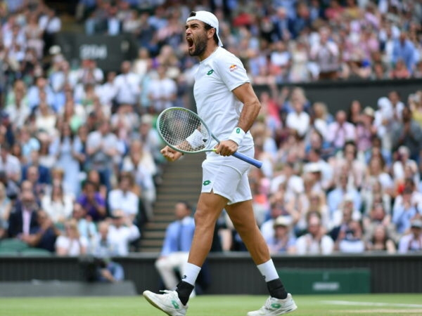 Matteo Berrettini, vainqueur den demi-finale de Wimbledon 2021