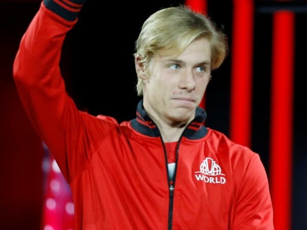 Denis Shapovalov at the Laver Cup in 2019