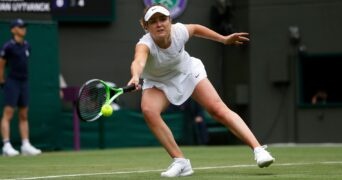 Elina Svitolina at Wimbledon in 2021