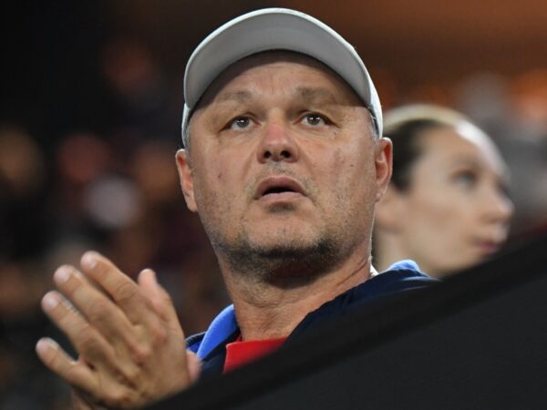 Marian Vajda at the Australian Open in 2020