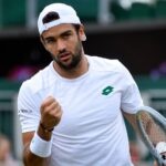 Matteo Berrettini at Wimbledon in 2021