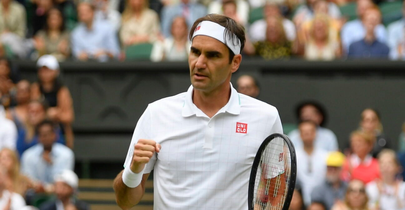 Roger Federer face à Cameron Norrie au troisième tour de Wimbledon 2021