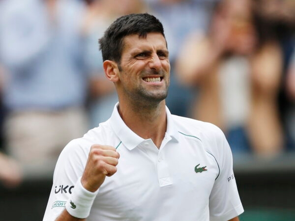 Novak Djokovic, en quarts de finale de Wimbledon 2021