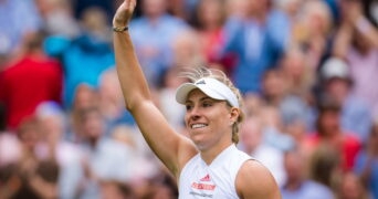 Angelique Kerber à  Wimbledon en 2021