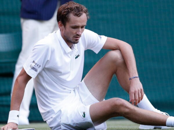 Daniil Medvedev à Wimbledon en 2021.