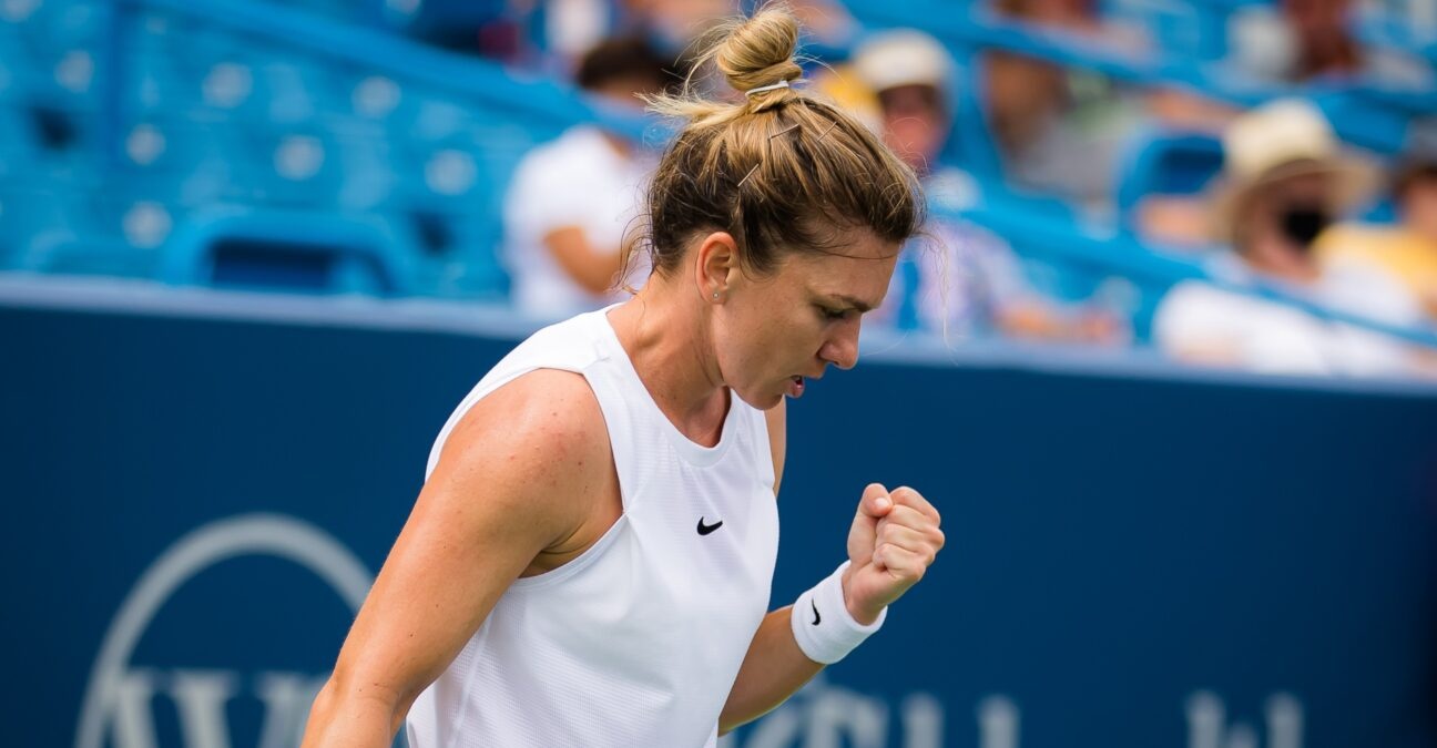 Simona Halep à Cincinnati en 2021