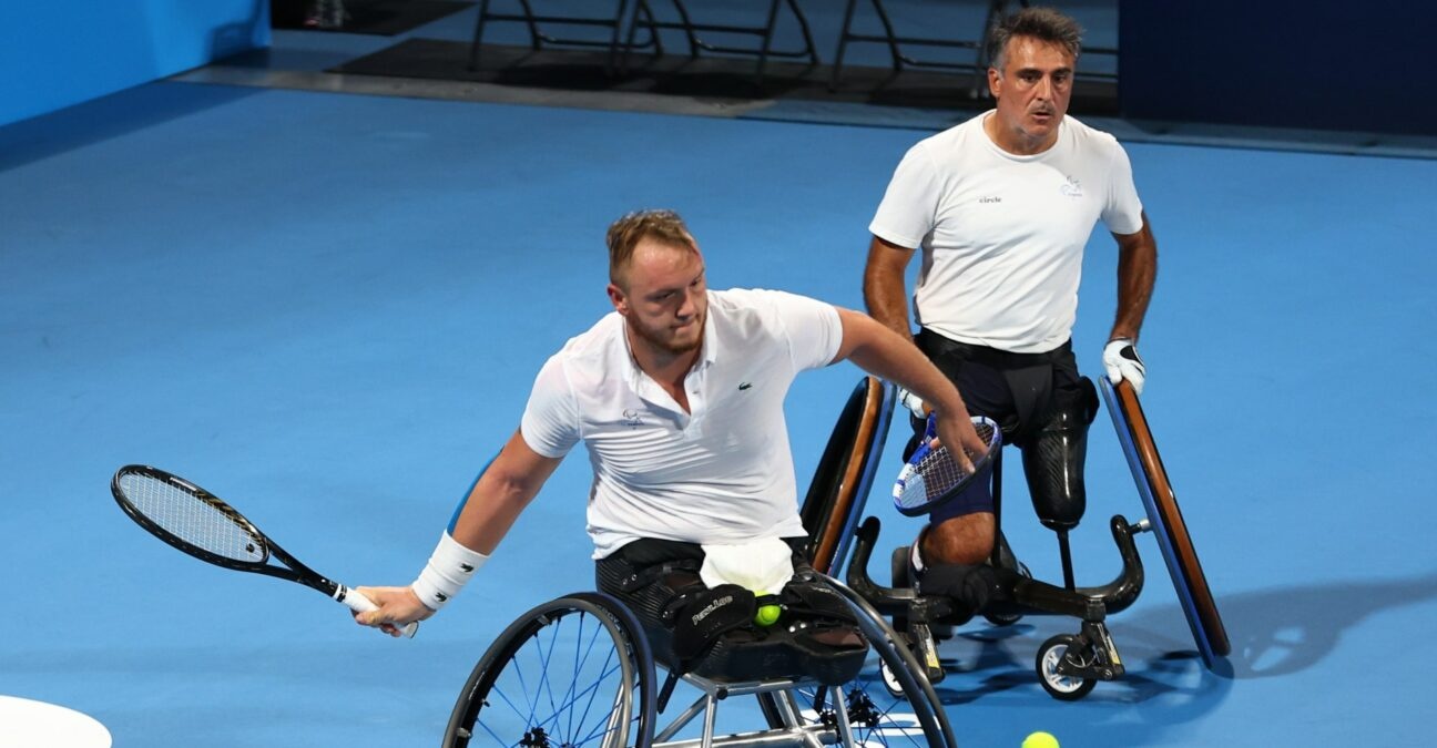 Nicolas Peifer & Stéphane Houdet at the Tokyo Paralympics in 2021