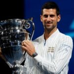 Novak Djokovic at the ATP Finals in 2021