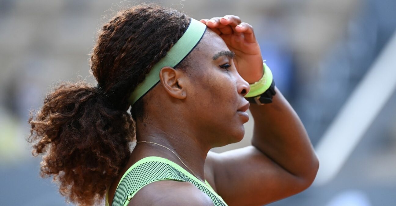 Serena Williams at Roland-Garros in 2021