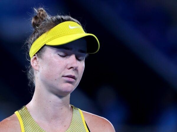 Tokyo 2020 Olympics - Tennis - Women's Singles - Bronze medal match - Ariake Tennis Park - Tokyo, Japan - July 31, 2021. Elina Svitolina of Ukraine reacts during her bronze medal match