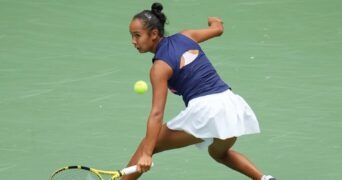 Leylah Fernandez at the 2021 US Open