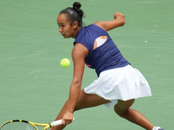 Leylah Fernandez at the 2021 US Open