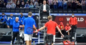 Daniil Medvedev & Denis Shapovalov, 2021 Laver Cup