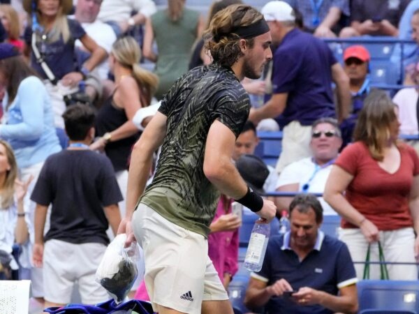 Stefanos Tsitsipas at the 2021 US Open