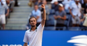 Daniil Medvedev, pendant l'US Open 2021