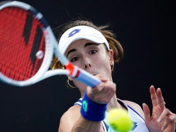 Alize Cornet close-up