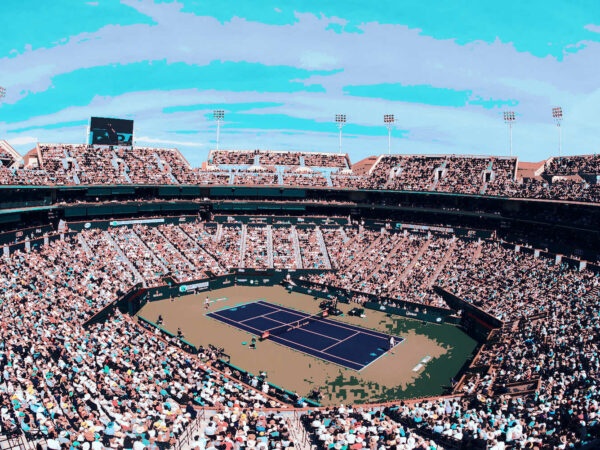 Indian Wells center court