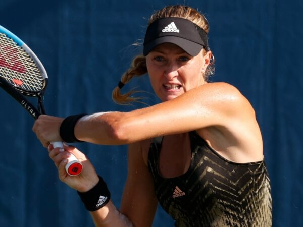 Kristina Mladenovic at the US Open in 2021