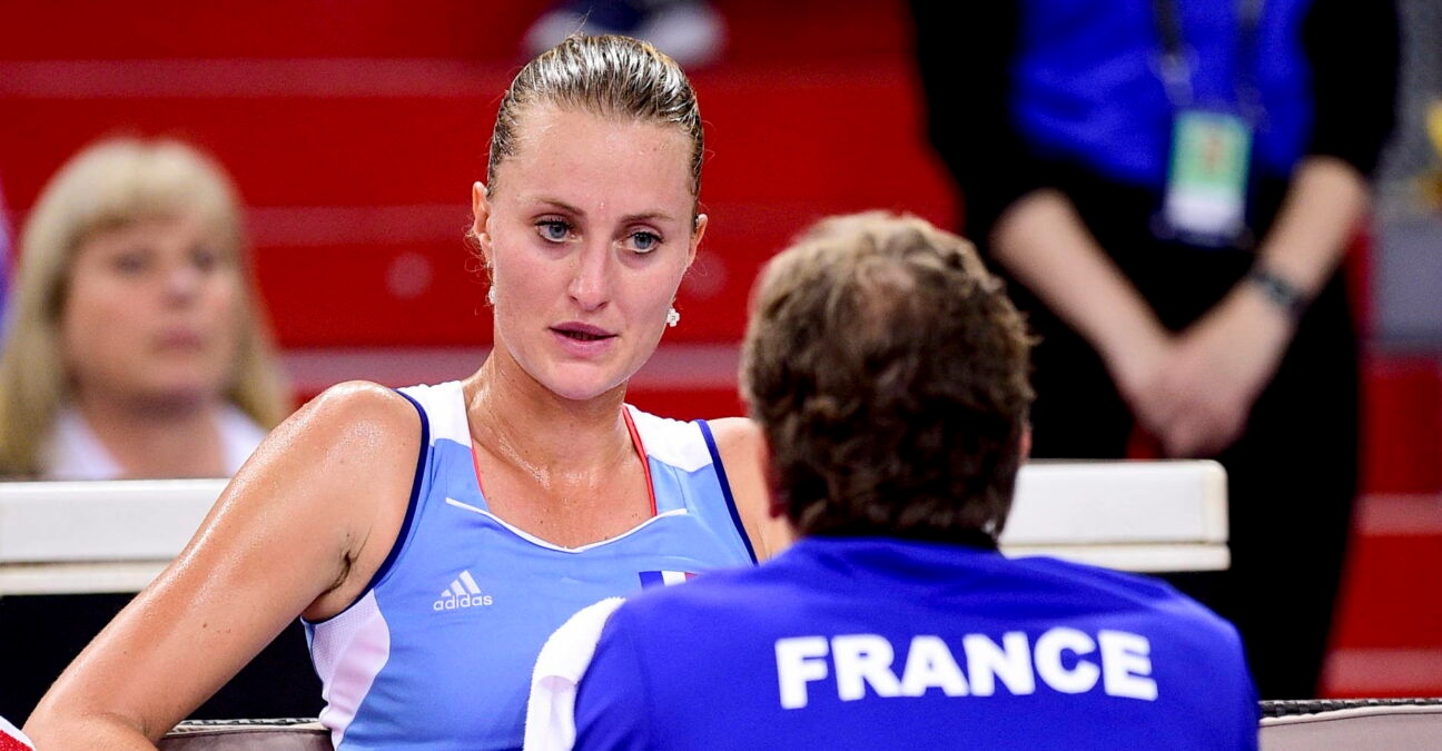 Kristina Mladenovic et Julien Benneteau, en Fed Cup 2019