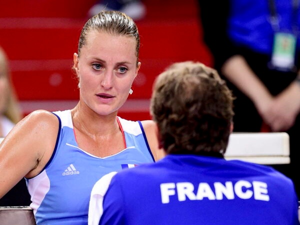 Kristina Mladenovic et Julien Benneteau, en Fed Cup 2019