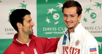 Novak Djokovic, Daniil Medvedev, Davis Cup 2019