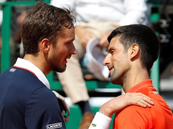 Medvedev and Djokovic