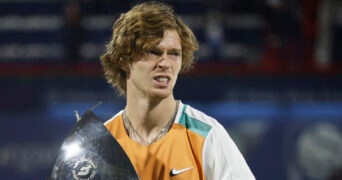 Andrey Rublev, titré à Dubai 2022